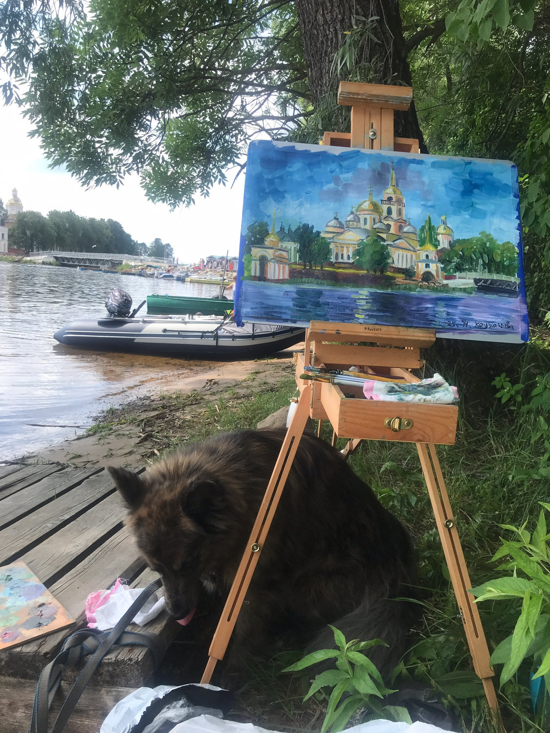Художественное вдохновение на берегах Селигера