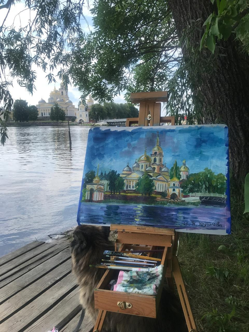 Художественное вдохновение на берегах Селигера