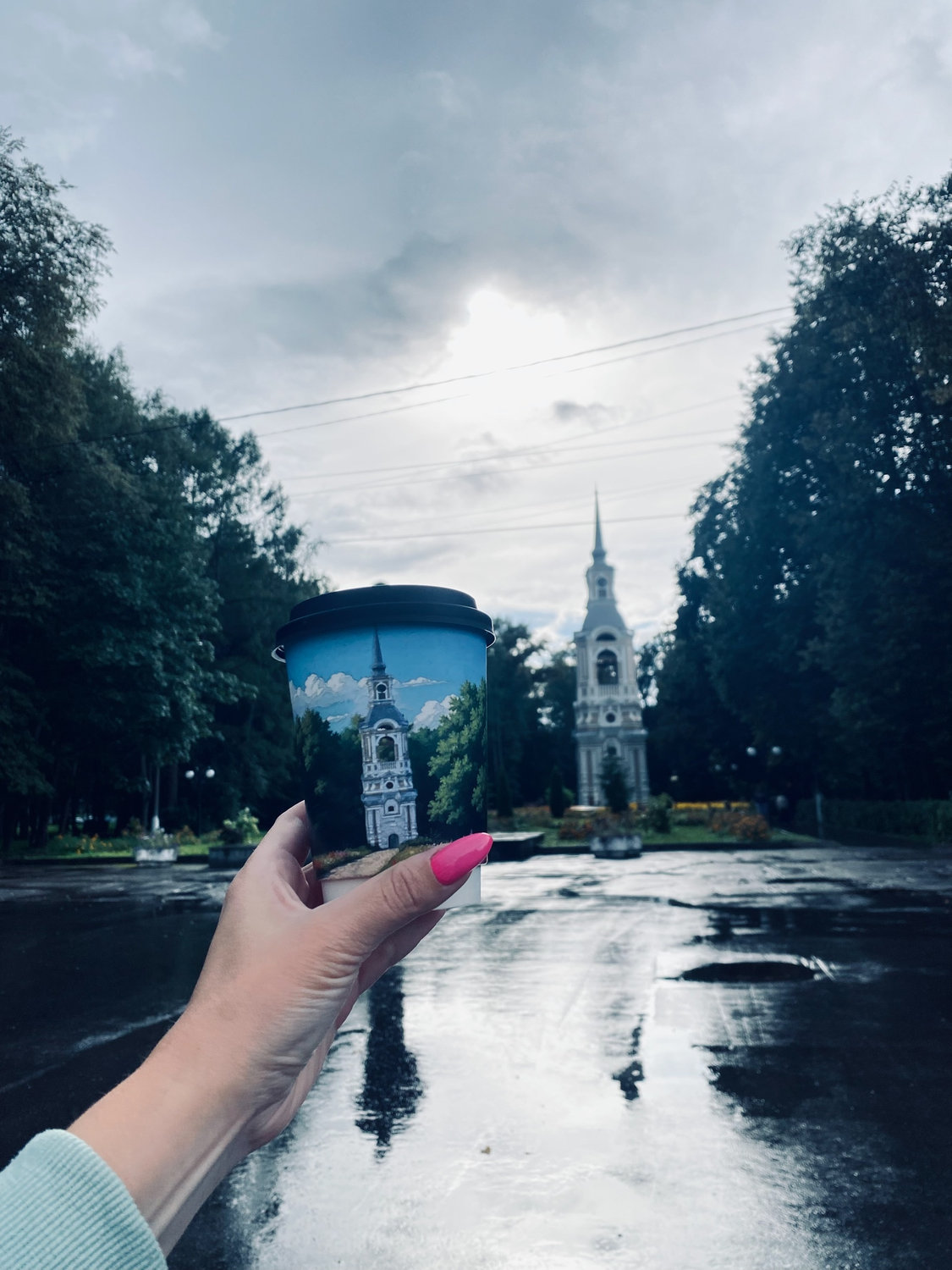 Когда кофе отражает храм