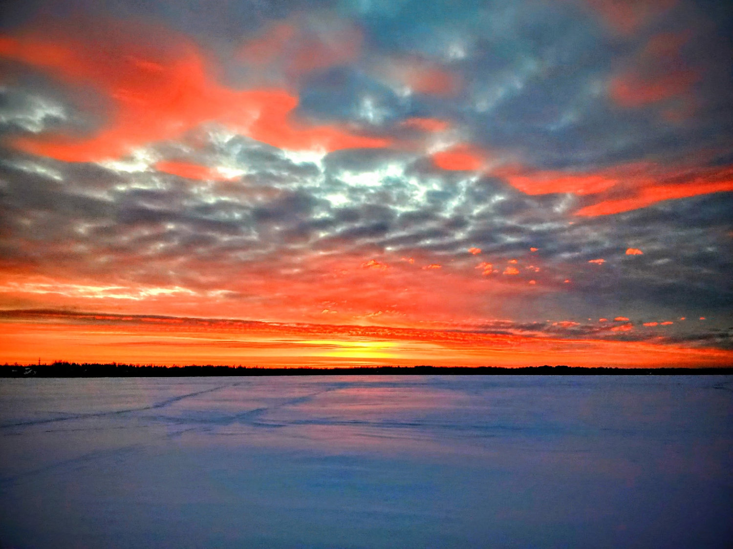 Когда небо горит, а лёд молчит