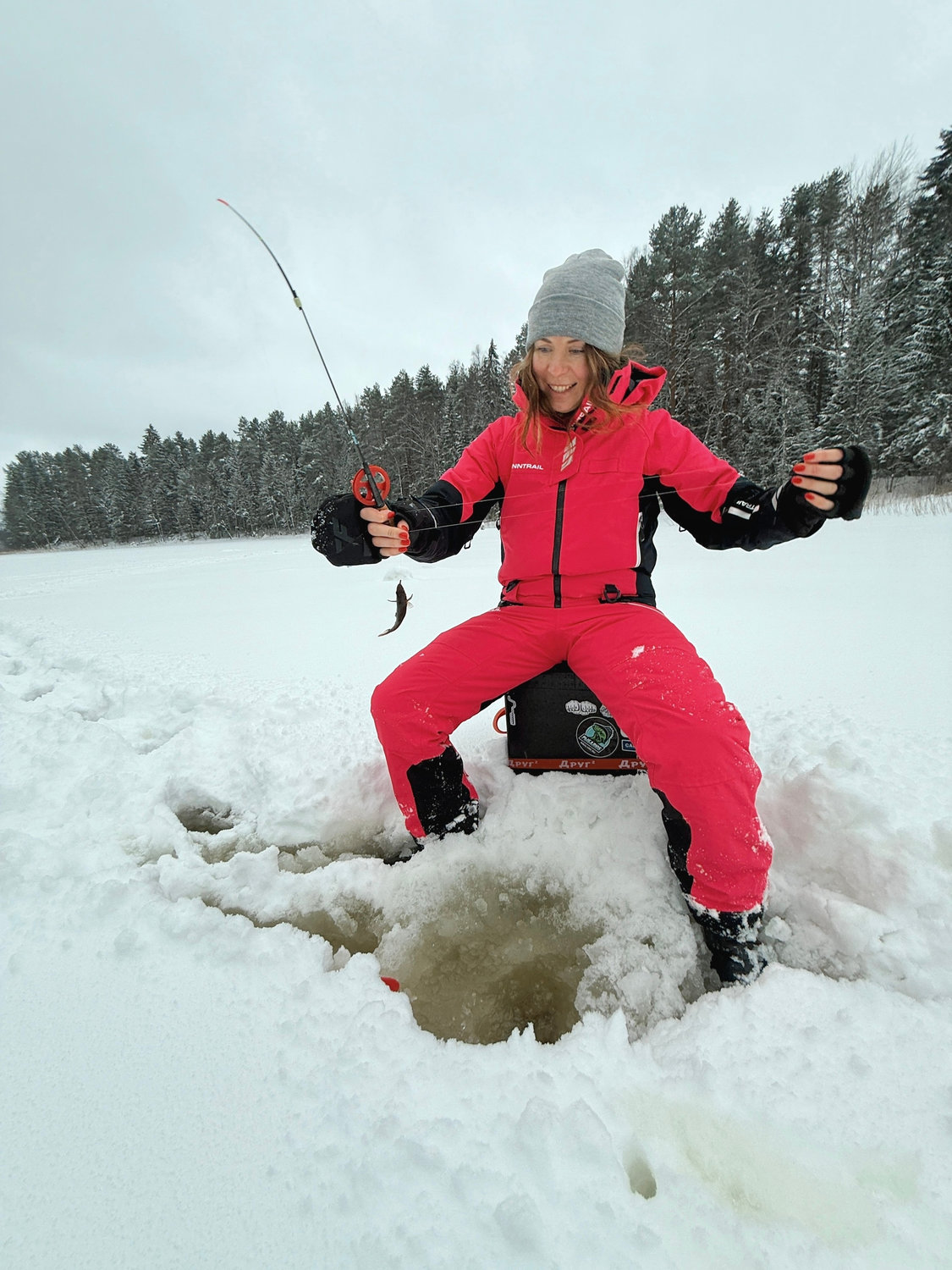 Первая рыба зимы — и улыбка до ушей