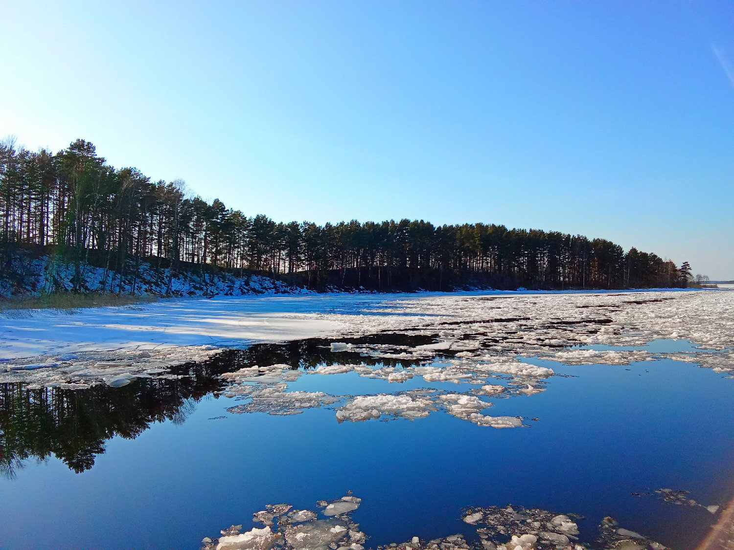 Зеркало между льдом и небом