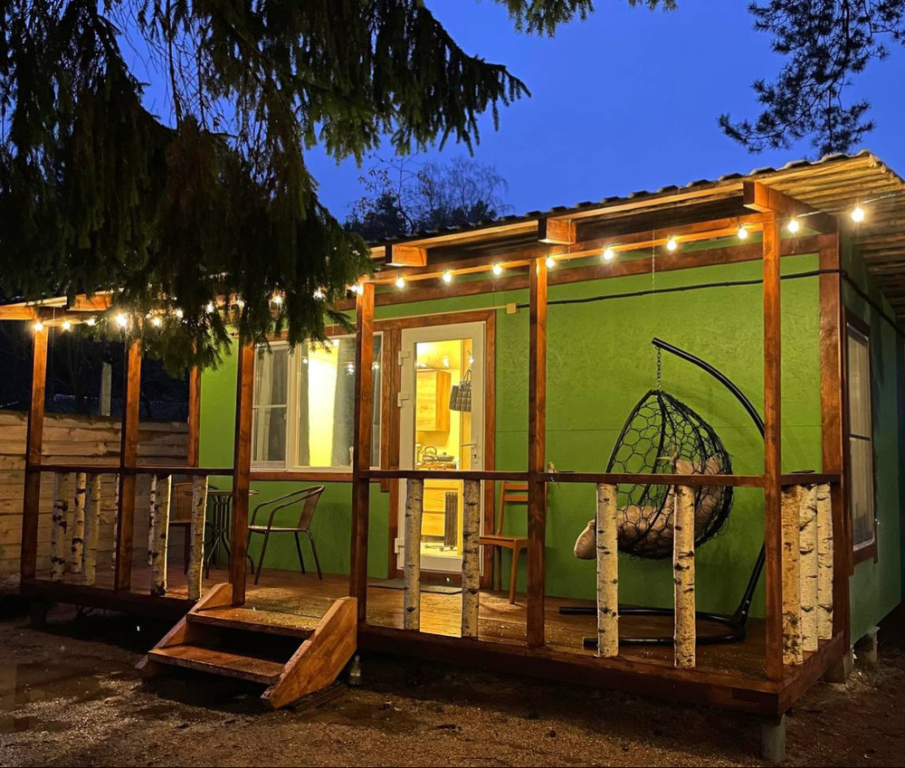 Домик для двоих в сосновом бору в 100 метрах от озера