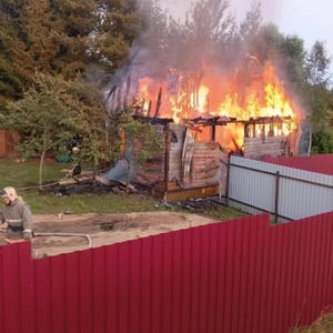 В деревне Панюки Осташковского округа сгорел жилой дом