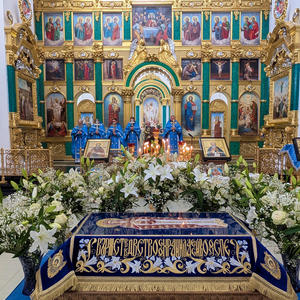 Торжественное празднование Успения Пресвятой Богородицы в Ниловой пустыни