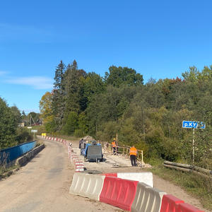 В деревне Забелино начался капитальный ремонт моста через реку Кудь