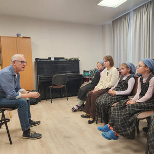 Известный художник провёл мастер-класс для воспитанников Богородицкого Житенного монастыря