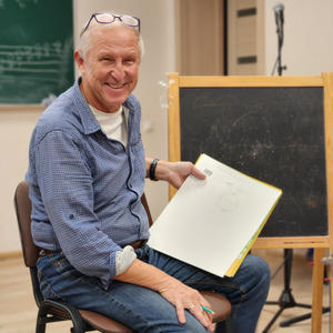 Известный художник провёл мастер-класс для воспитанников Богородицкого Житенного монастыря