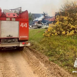 В деревне Ясенское Осташковского округа при пожаре пострадал владелец дома