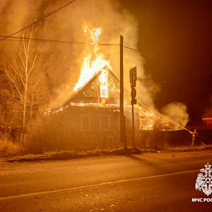 В Селижарово полностью сгорел жилой дом: пожар ликвидирован, пострадавших нет