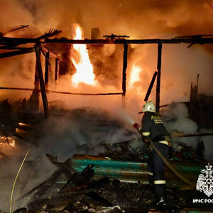В Селижарово полностью сгорел жилой дом: пожар ликвидирован, пострадавших нет