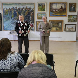 В Осташкове прошла выставка работ художника Александра Кирьянова «Тропа к духовным тропам»