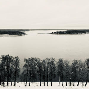 Зимняя графика: острова и тишина