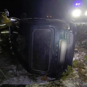 ДТП в Селижаровском округе: «Нива» съехала в кювет и опрокинулась