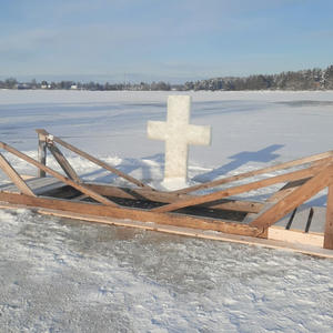 В Пено определили место для традиционного купания на Крещение