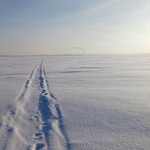 След на льду уходит в тишину