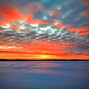 Когда небо горит, а лёд молчит