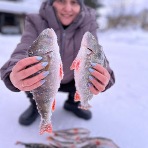 Два окуня и счастливая улыбка