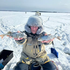 Улов в морозной тишине