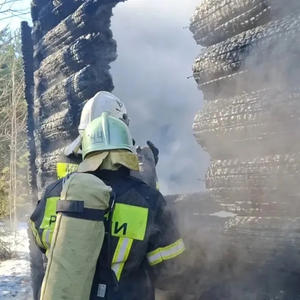 В деревне Никола Рожок произошёл пожар в дачном доме