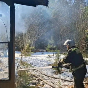 В деревне Никола Рожок произошёл пожар в дачном доме