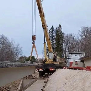 В деревне Забелино ремонтируют мост через реку Кудь за 60 миллионов рублей